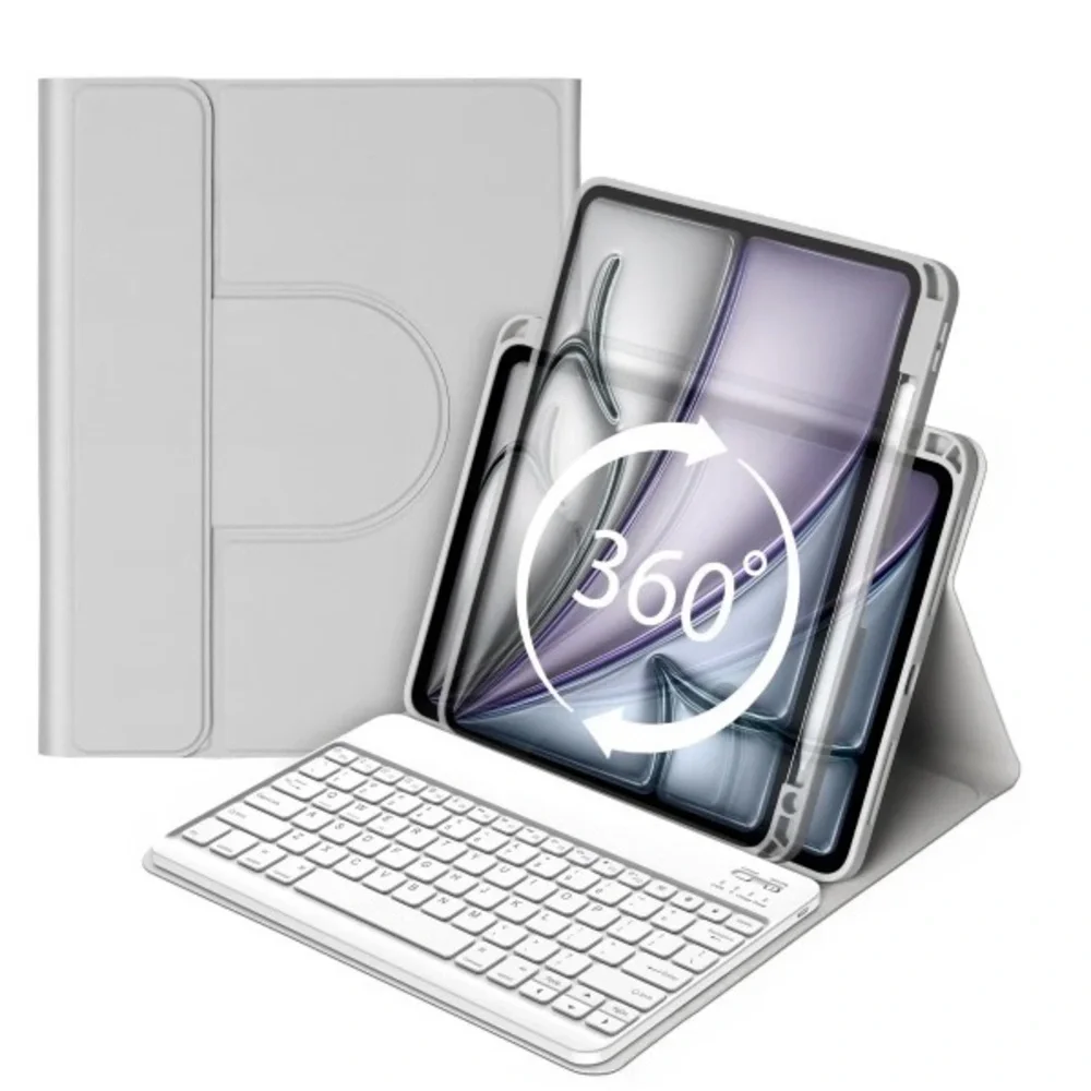 Keyboard Case for iPad Air 13 inch M3 2025/M2 2024,iPad Pro 12.9 inch 6th/5th/4t